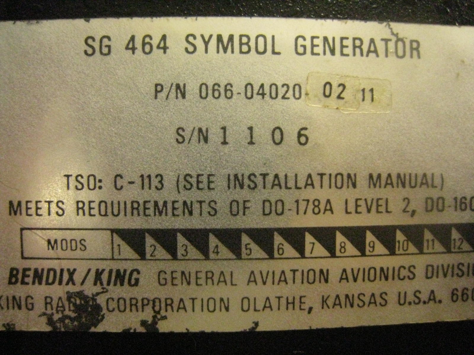 SG-464 – Park Rapids Avionics