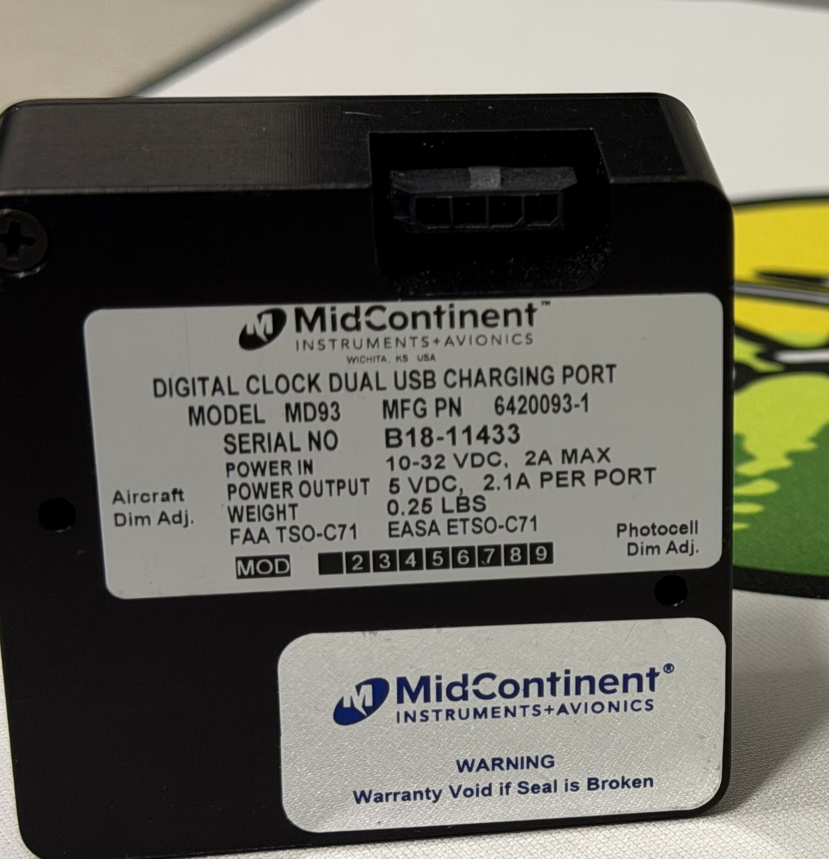 Mid-Continent MD93 Digital Clock/USB - Image 4