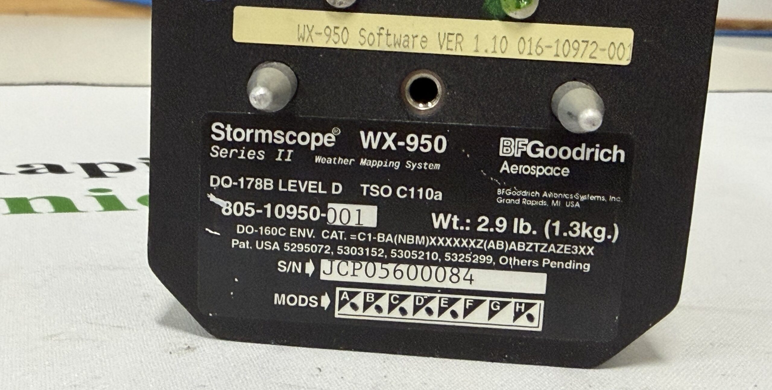 BF Goodrich / L3Harris WX-950 Stormscope Series II Display/Processor - Image 4