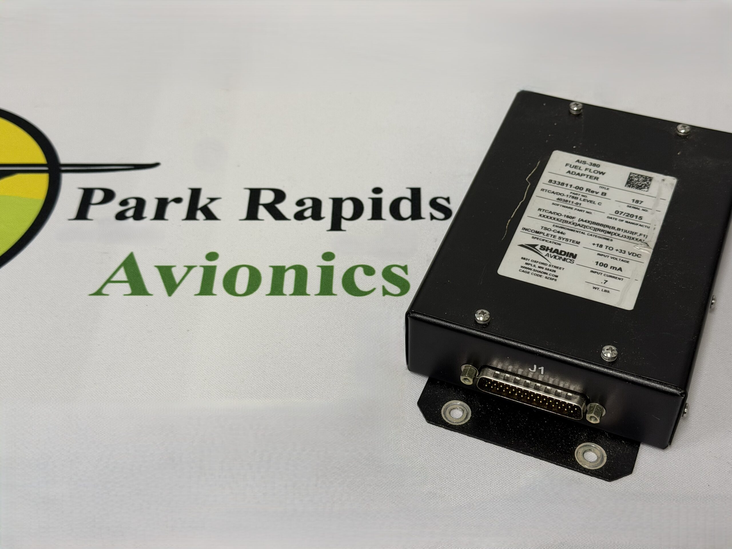 Shadin Avionics AIS-380 DC Fuel Flow Adapter
