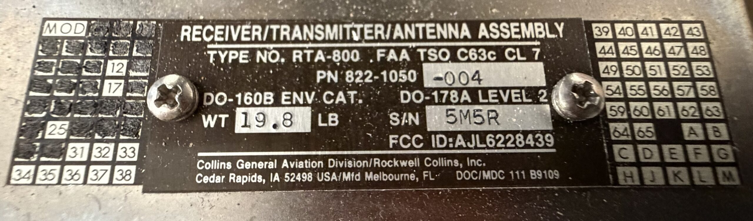 Collins Aerospace RTA-8000 Weather Radar Receiver / Transmitter / Antenna - Image 7