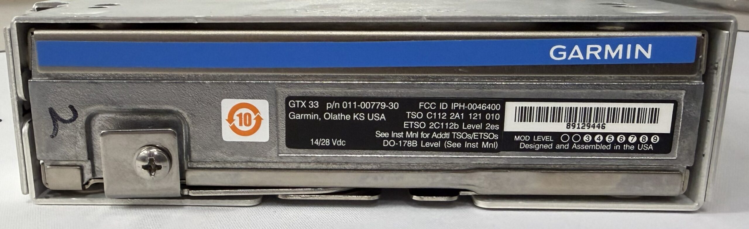 Garmin GTX 33ES Remote Mounted Mode S with Extended Squitter - Image 3