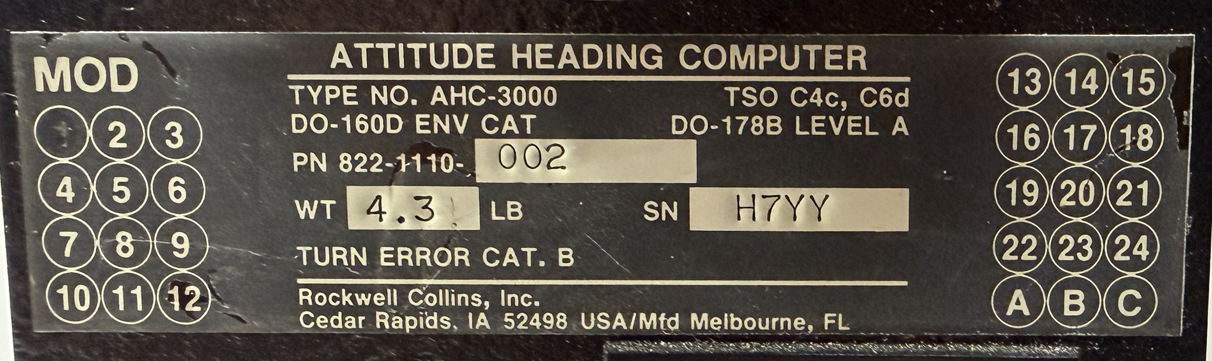 Collins Aerospace AHC-3000 AHRS Computer - Image 4