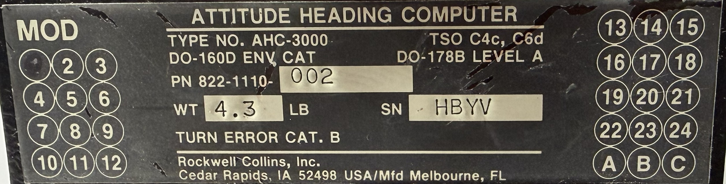 Collins Aerospace AHC-3000 AHRS Computer - Image 4